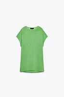 WIDE SLEEVE KNIT TOP