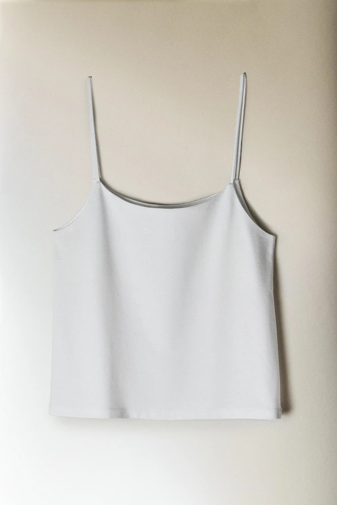 TOP JERSEY DE COTON BRETELLES