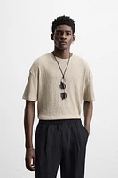 IRREGULAR TEXTURED T-SHIRT