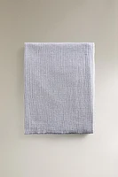 STRIPED COTTON BLANKET