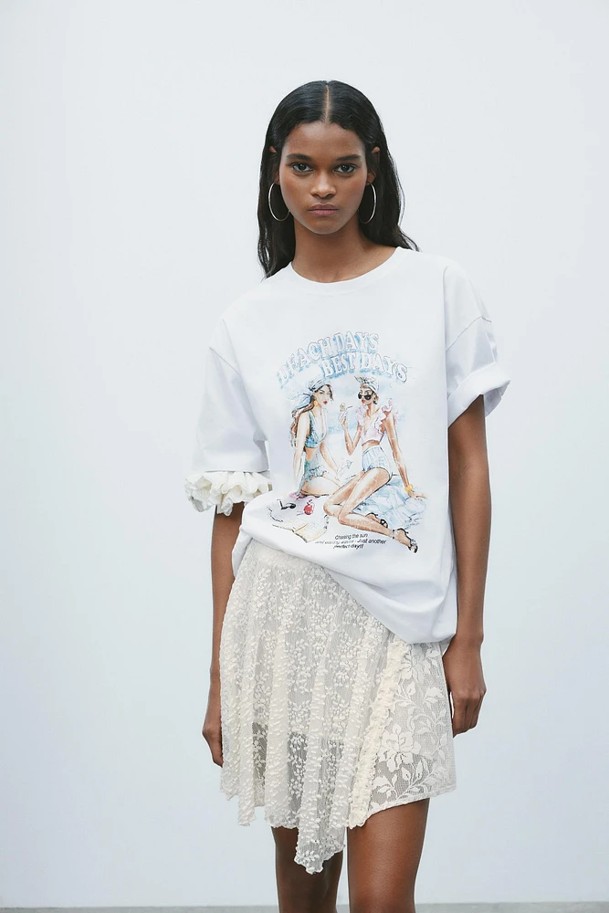 GIRLS PRINT T-SHIRT