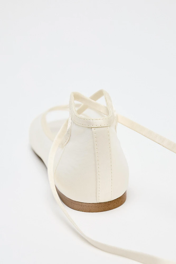 CHAUSSURES PLATES MESH POINTE OUVERTE ÉDITION LIMITÉE