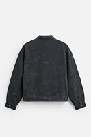 WASHED TEXTURED JACKET