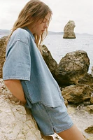 SHORT BOXER EN JEAN TRF