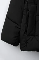 HOODED QUILTED JACKET