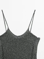 Top en maille 100 % coton