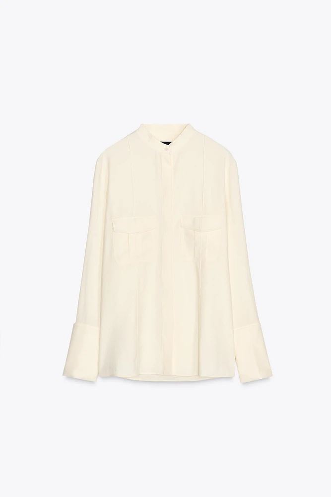 CHEMISE FLUIDE POCHES ZW COLLECTION