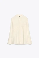 ZW COLLECTION FLOWY POCKET SHIRT