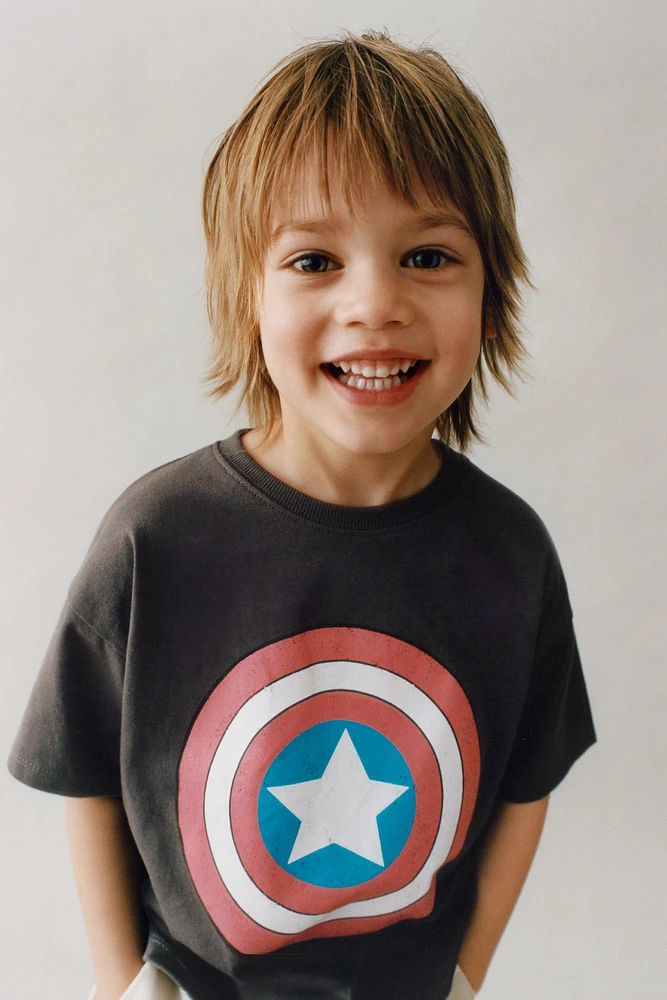 T-SHIRT IMPRIMÉ CAPTAIN AMERICA © MARVEL