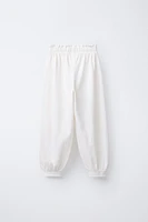 TEXTURED BALLOON PANTS