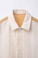 CHEMISE TEXTURÉE MULTICOLORE