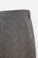LIMITED EDITION TEXTURED SUIT PANTS