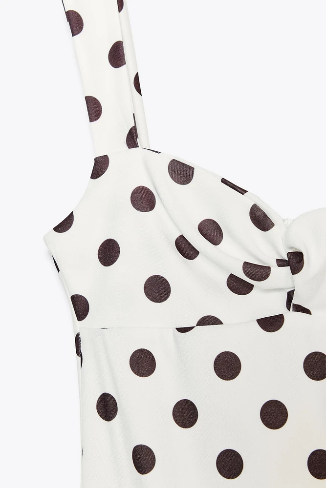POLKA DOT BALLOON DRESS