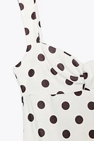 POLKA DOT BALLOON DRESS