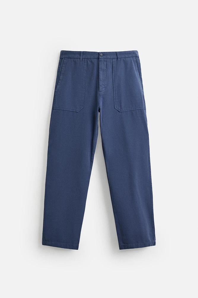 PANTALON STRAIGHT FIT CANVAS