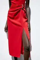 MIDI DRESS WITH HARDWARE