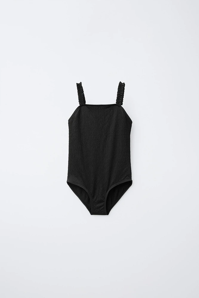 6-14 ANS/ MAILLOT DE BAIN TEXTURÉ