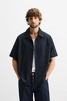 WASHED POPLIN SHIRT