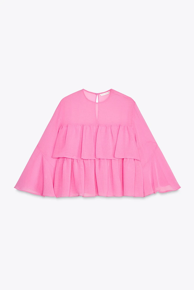 RUFFLED BLOUSE