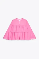 RUFFLED BLOUSE