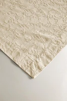 JACQUARD LEAF TABLECLOTH