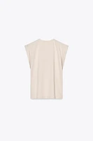 T-SHIRT RUSTIQUE MANCHES TOMBANTES