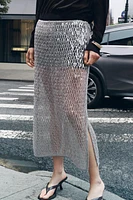 JUPE MIDI SEQUINS ZW COLLECTION