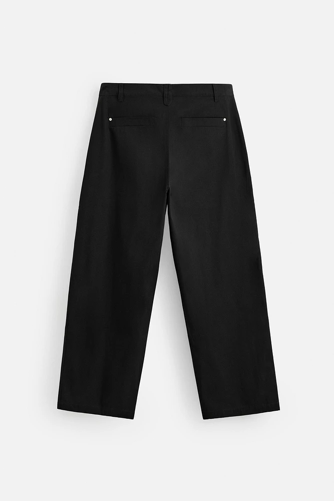 WIDE FIT CHINO PANTS