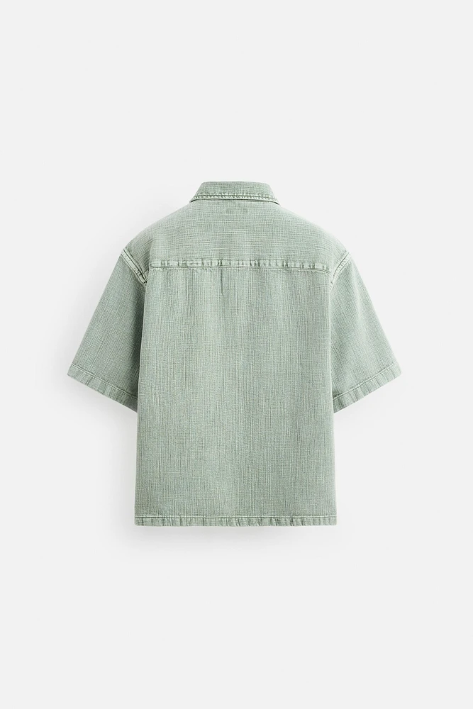 RELIEF WASHED SHIRT
