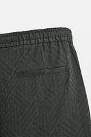 BERMUDA JACQUARD GÉOMÉTRIQUE