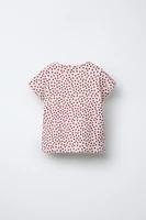 PRINTED RIB T-SHIRT