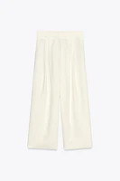 100% LINEN PLEATED PANTS ZW COLLECTION