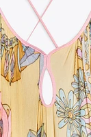 FLORAL PRINT DRESS ZW COLLECTION