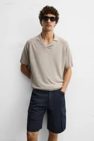 POLO EN MAILLE DE LIN