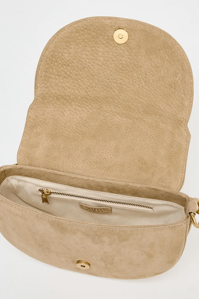 SAC BANDOULIÈRE DOUBLE ANSE EN CUIR