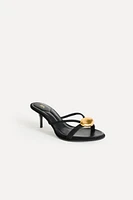 METALLIC LEATHER DETAIL SANDAL 50TH ANNIVERSARY
