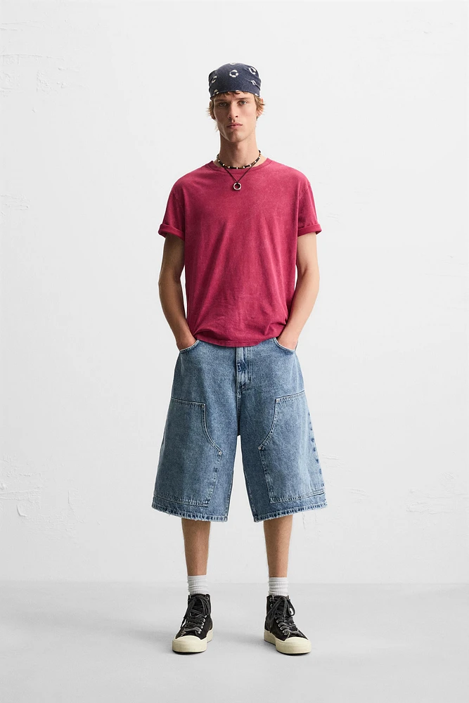 BERMUDA DENIM COUPE OVERSIZE