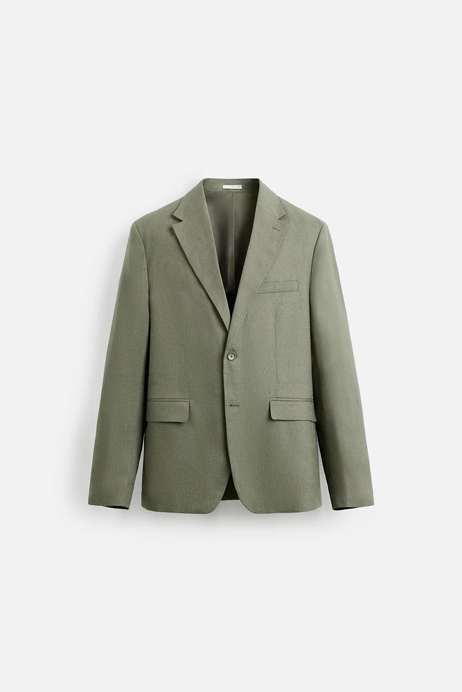 100% LINEN SUIT BLAZER