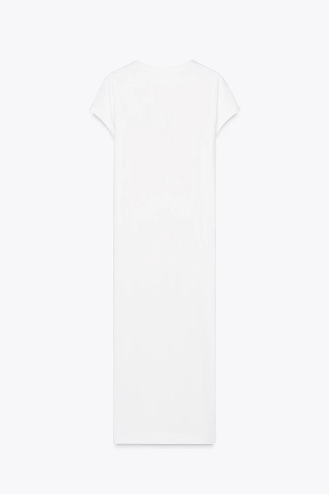 ROBE MI-LONGUE DÉLAVÉE