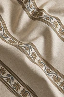 FLORAL PRINT TABLECLOTH WITH BORDERS
