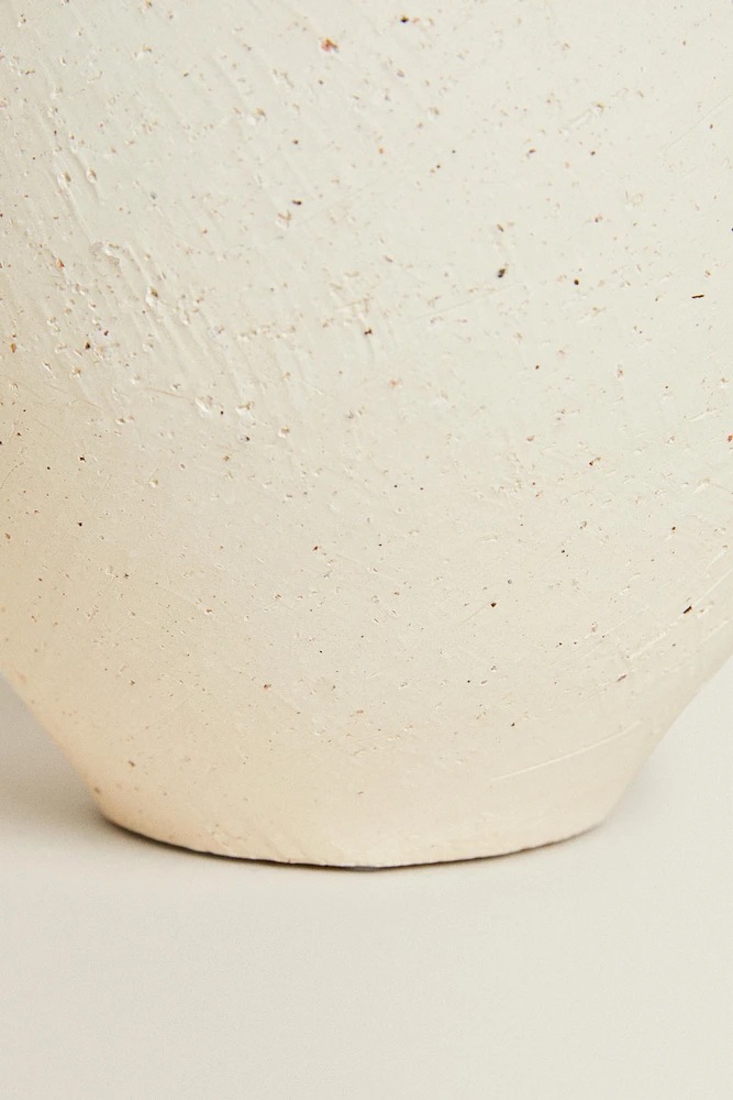 TEXTURED CERAMIC VASE