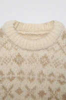 JACQUARD KNIT SWEATER SKI COLLECTION