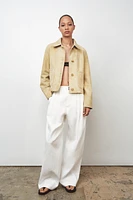 VESTE EN CUIR DAIM 100 % ZW COLLECTION LIMITED EDITION