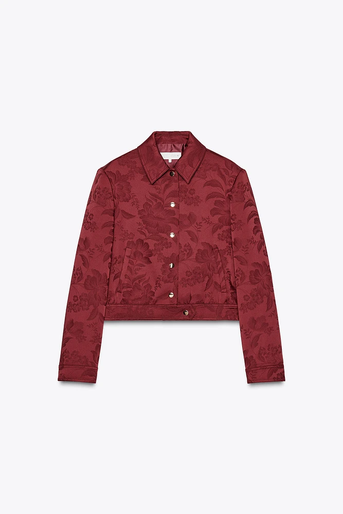 JACQUARD BOMBER JACKET