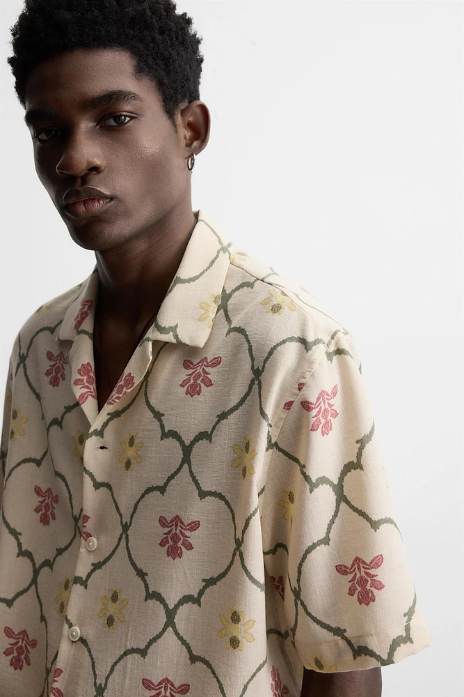 RHOMBUS PRINT SHIRT