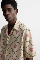 RHOMBUS PRINT SHIRT
