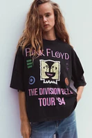 T-SHIRT EFFET DÉLAVÉ PINK FLOYD