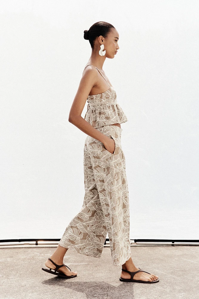 EMBROIDERED CULOTTES