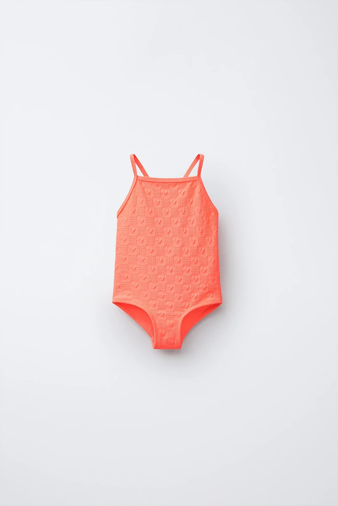 2-6 ANS/ MAILLOT DE BAIN CŒURS