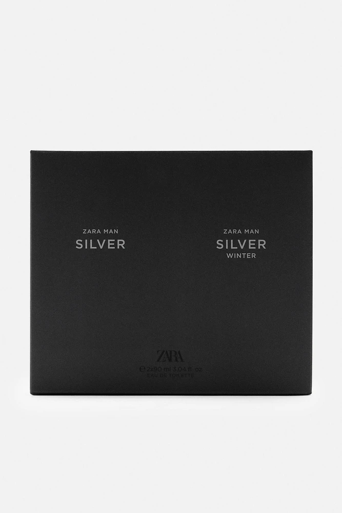 SILVER + SILVER WINTER EDT 2 X 90 ML (3.04 FL OZ)